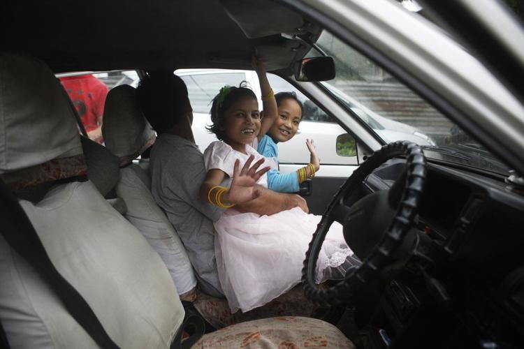 2 girls survived Nepal's 2015 earthquake. Each lost a leg, but found friendship in the hospital