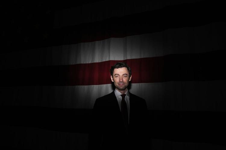 Balancing Trump criticism and bipartisanship, Democrat Jon Ossoff walks a fine line in Georgia
