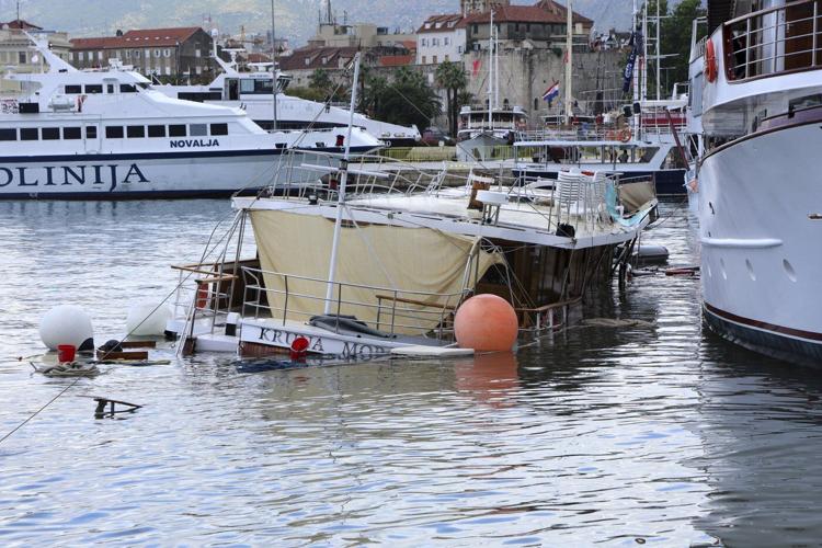 Storms and fires hit Balkan countries following a period of extreme summer heat