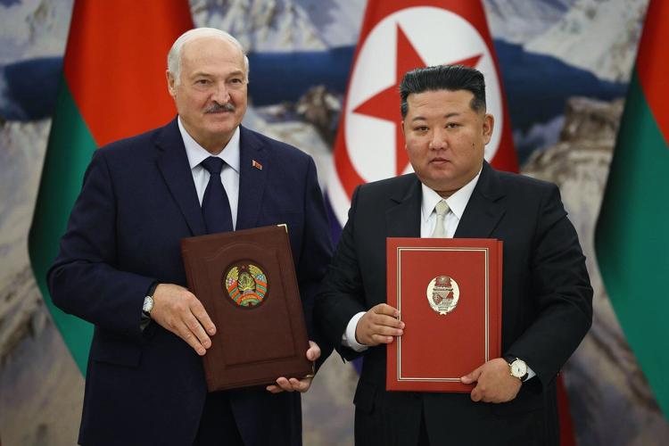 North Korea and Belarus leaders meet in Pyongyang and sign a friendship treaty