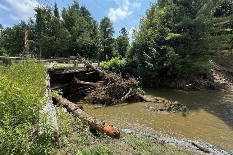 Flash floods once again hit Vermont, damaging homes and roads