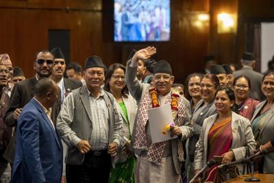 Nepal's prime minister wins confidence vote in parliament, his fourth since taking office