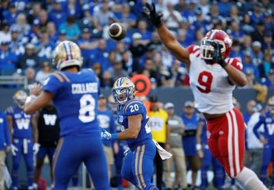 Blue Bombers pull ahead in second half to defeat Stampeders 24-11