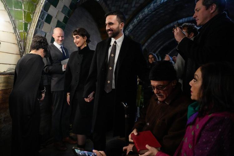 Zohran Mamdani sworn in as New York City mayor at historic subway station