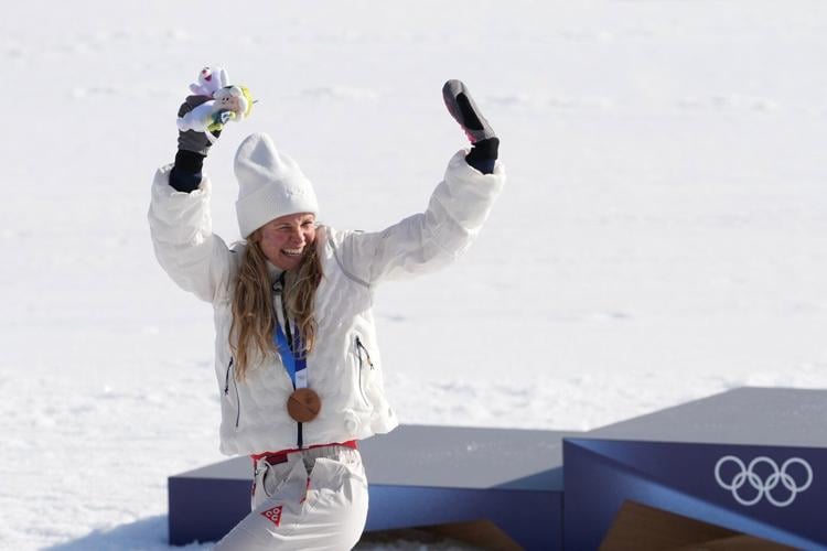In visit to Capitol, Jessie Diggins and other Olympians push for climate change solutions