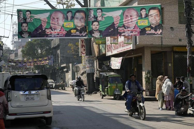 Pakistan's ex-PM Sharif says he will seek coalition government after trailing imprisoned rival Khan