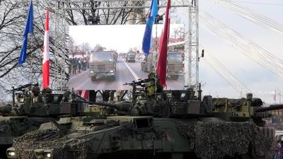 Canadians show support for Latvian allies on tense Independence Day in Baltic country