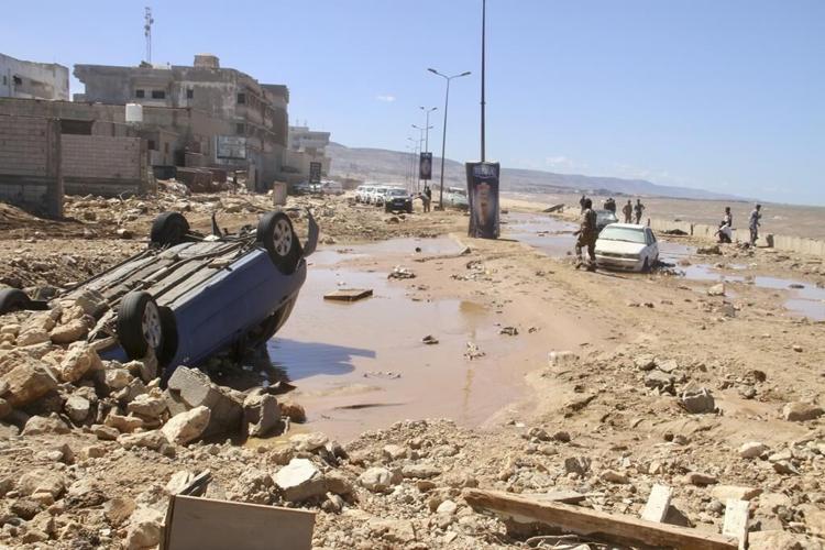 Libya evacuates flooded city as searchers look for 10,000 missing after death toll passes 11,000