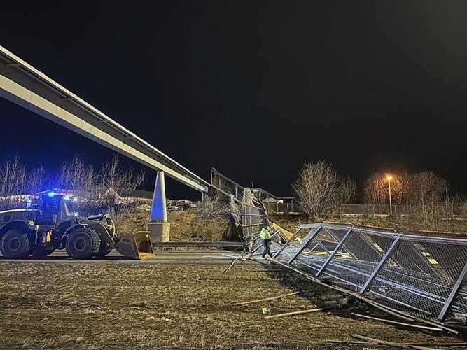 Hurricane-force winds cause widespread damage in Alaska's largest city