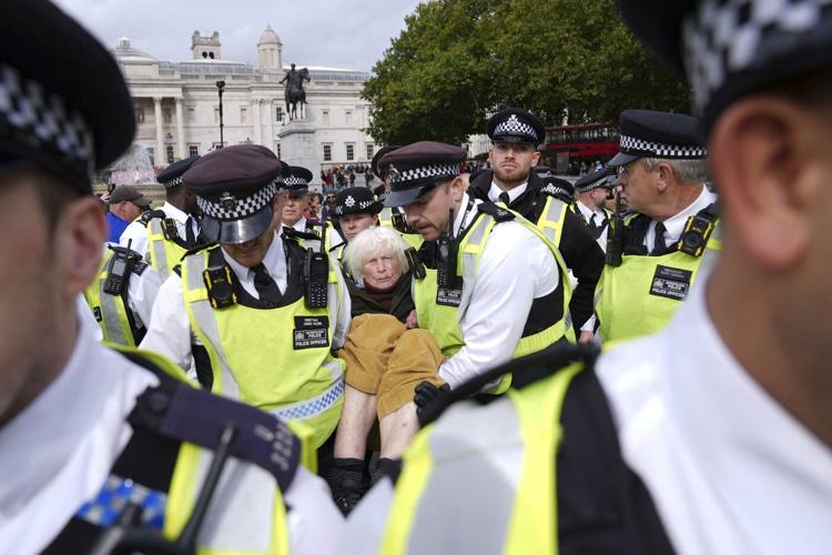 UK says it will restrict repeated protests after 500 arrests at pro-Palestinian vigil