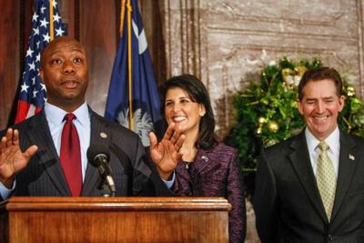 Tim Scott has benefited from mentors along the way. He's hoping for another helping hand