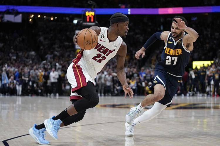 The Miami Heat roar back in Game 2 to tie the Denver Nuggets in NBA Finals