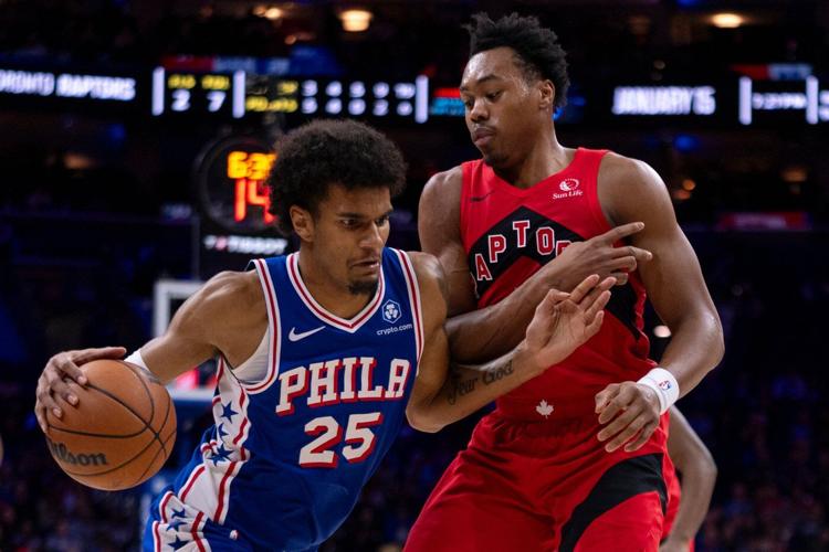 Raptors win 5th straight, surging in 3rd third to beat 76ers 121-112