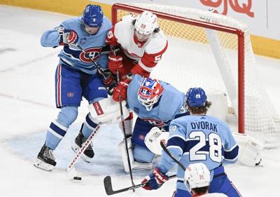Fabbri scores winner as Red Wings top Canadiens 4-3 in overtime