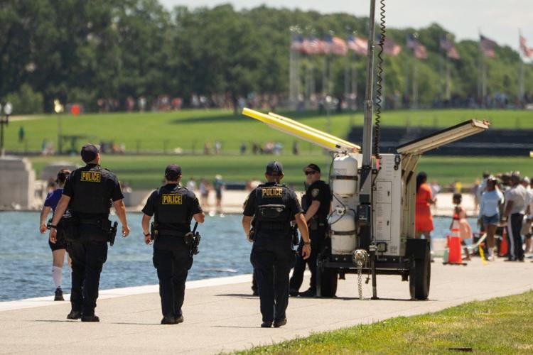 Trump tries to blame Reflecting Pool woes on vandalism, without offering substantiation