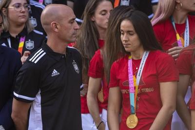 Spain opens case against soccer chief for World Cup kiss. Luis Rubiales breaks week-long silence