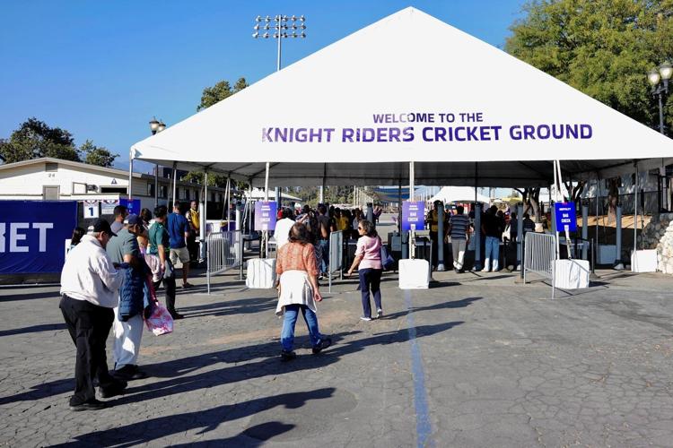 Los Angeles Knight Riders play first game in new stadium as Olympic cricket buzz grows