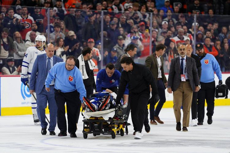Chris Tanev hospitalized after collision in Maple Leafs' win