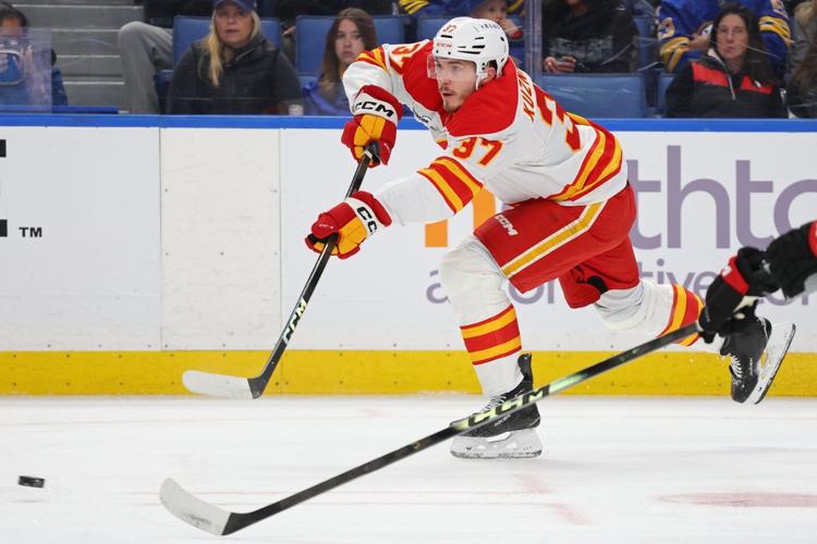 Morgan Frost breaks 3rd-period tie, NHL-worst Flames beat Sabres 6-2