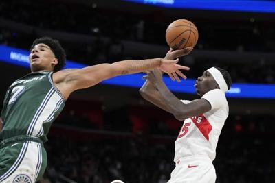 Banton, Boucher lead short-handed Raptors past Pistons