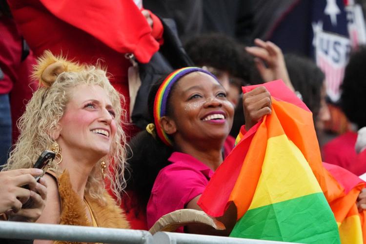 Rainbow flags dot Iran and Egypt's match as Seattle celebrates Pride during the World Cup