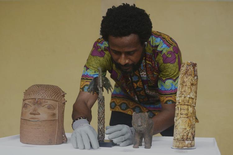 Netherlands returns 119 looted artifacts known as Benin Bronzes to Nigeria