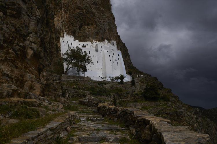 PHOTO ESSAY: In a Greek island monastery, a monk has kept together faith and community for 50 years