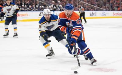 Connor McDavid breaks scoring drought with 3-2 winner over St. Louis Blues