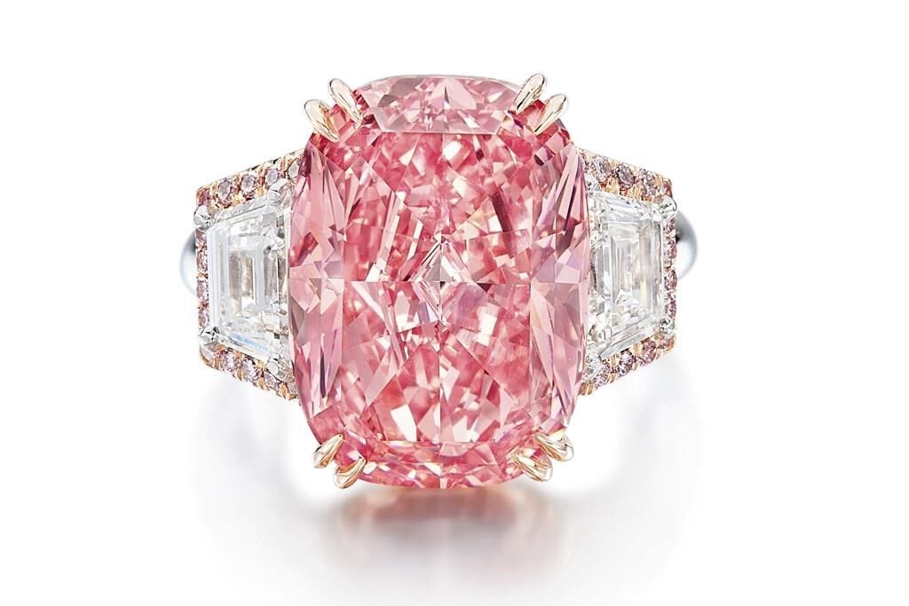 Pink diamond sells for record $57.7M at Hong Kong auction, Business News