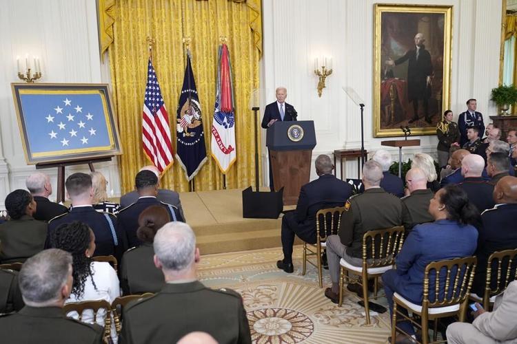 Biden bestows Medal of Honor on Union soldiers who helped hijack train in Confederate territory