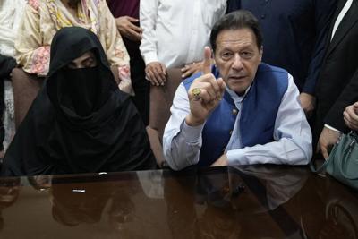 A Pakistani court indicts imprisoned former PM Imran Khan and his wife for corruption