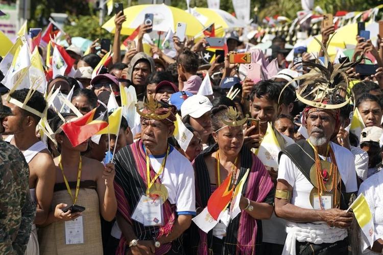 East Timorese flock to seaside park for Pope Francis' Mass at site of John Paul II's historic visit