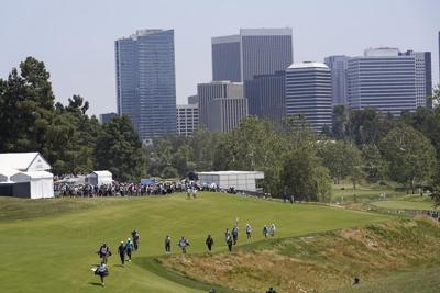 US Open in LA turns into a quiet major with limited crowds and tough walk