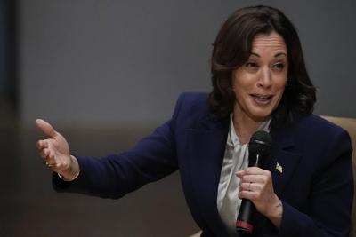 At Florida climate change summit, Harris stresses optimism