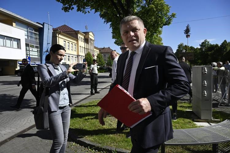 Slovakian Prime Minister Robert Fico takes first trip outside capital after assassination attempt