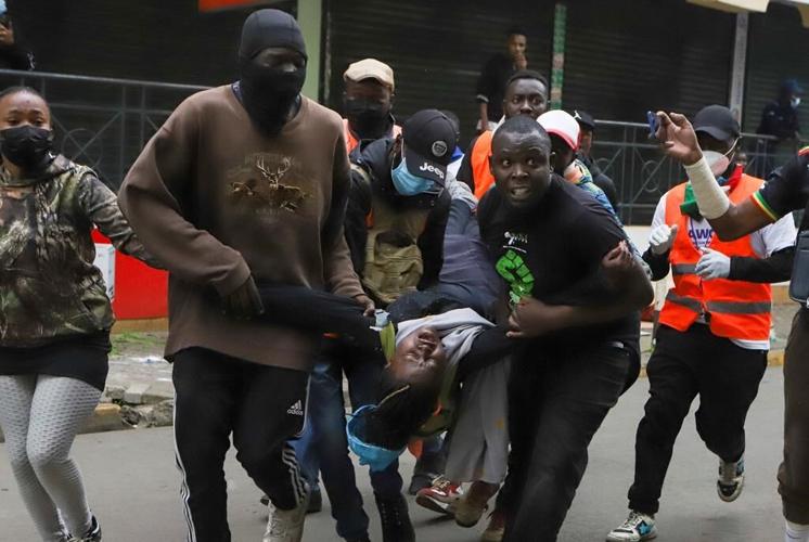 Police in Kenya fire tear gas at protesters as new Cabinet ministers are sworn in