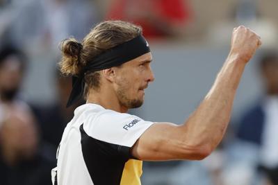 Alexander Zverev reaches the French Open final on the day his court case is resolved in Germany