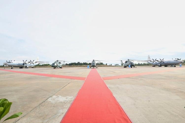 Myanmar military takes delivery of helicopters and aircraft from Russia and China