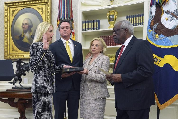 New Attorney General Pam Bondi orders review of Trump cases as she takes over the Justice Dept.