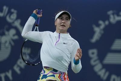 Canada's Bianca Andreescu drops opening-round match in straight sets at Dubai Open
