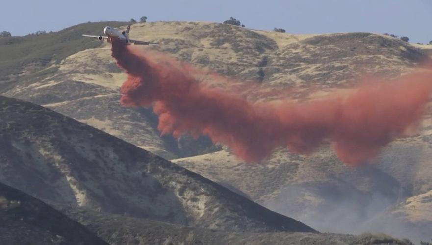 California's largest blaze this year explodes in size as hot weather raises wildfire risk statewide