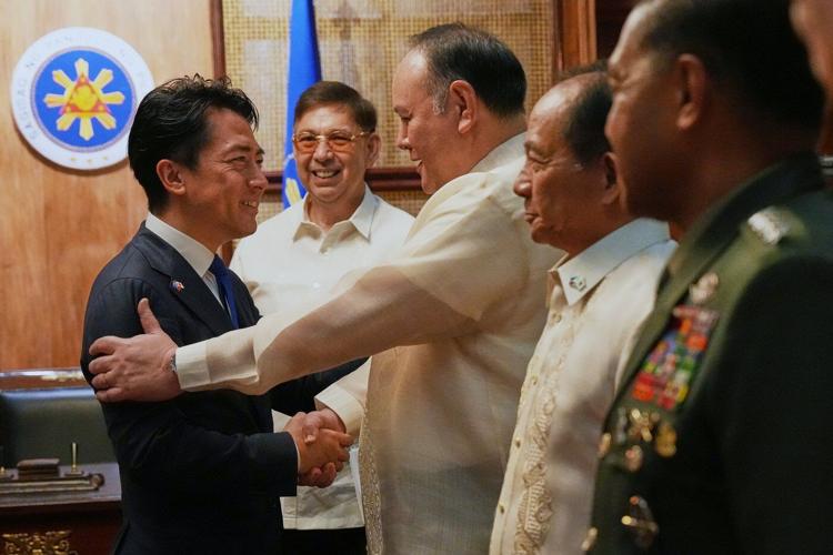 Japan defense chief visits Philippines to deepen security ties and witness combat exercise