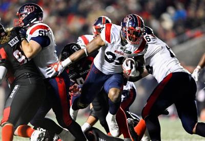 Former CFL rushing leader Stanback rounding into form with Montreal Alouettes