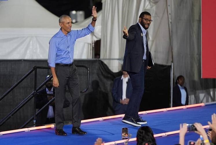 Obama, Springsteen boost Harris as she warns of ‘brutally serious’ consequences if Trump wins