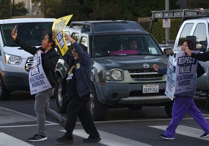 Thousands of US health care workers go on strike in multiple states over wages and staff shortages