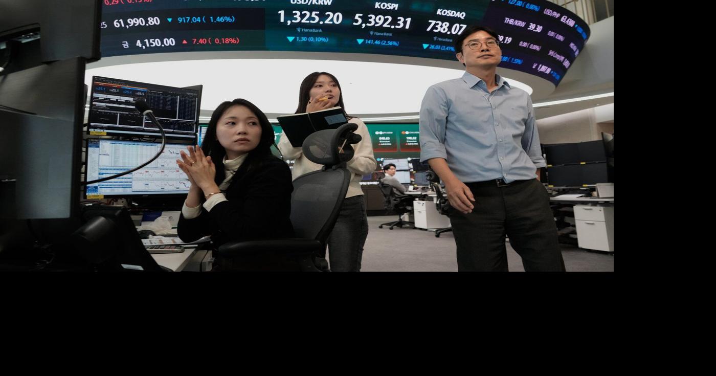 US stocks climb amid shaky trading for markets worldwide – thecanadianpressnews.ca  www.thecanadianpressnews.ca