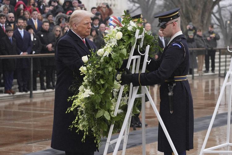 PHOTO COLLECTION: Trump Inauguration Arlington National Cemetery