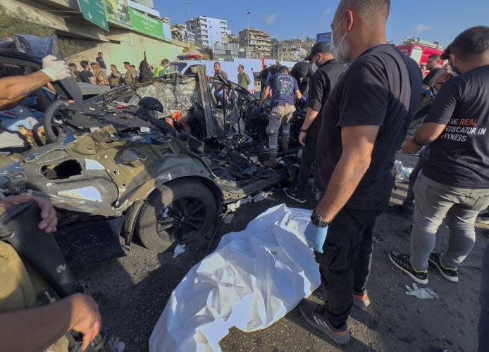 Israeli drone strike kills 1, injures 3 near Beirut