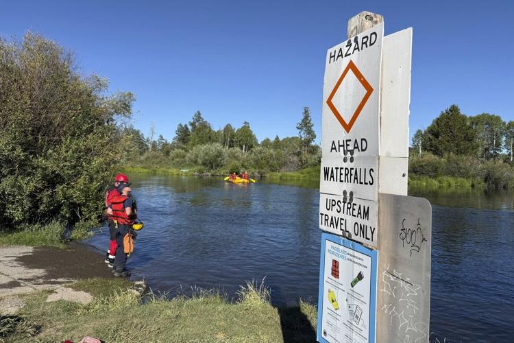 Oregon authorities are still searching for 2 missing after a fatal waterfall accident