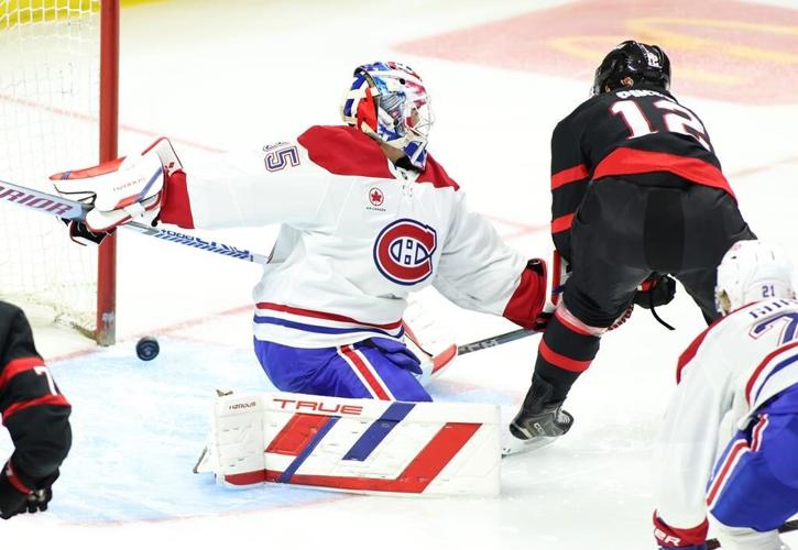 Pinto nets hat trick to lead Senators past Canadiens 4-2